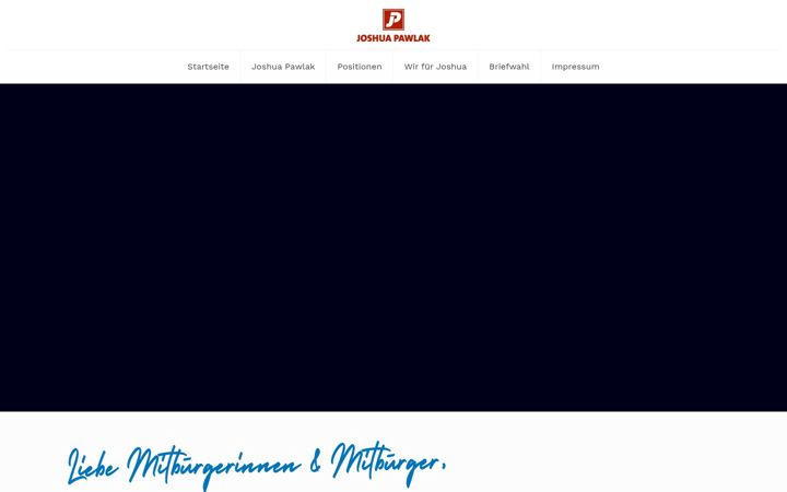 Screenshot of joshua-pawlak.de
