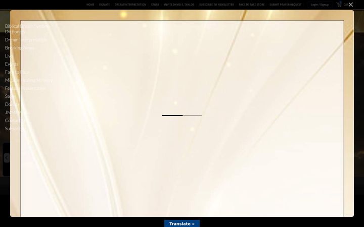 Screenshot of joshuamediaministries.org