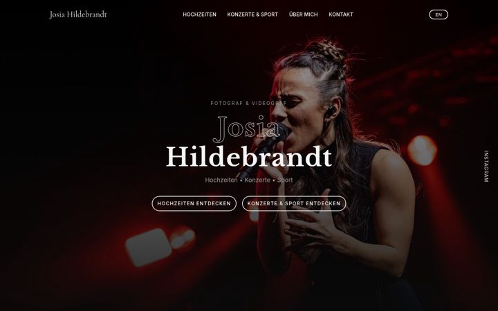 Screenshot of josiahildebrandt.de