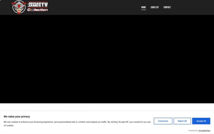 Screenshot of josiahjamestv.com
