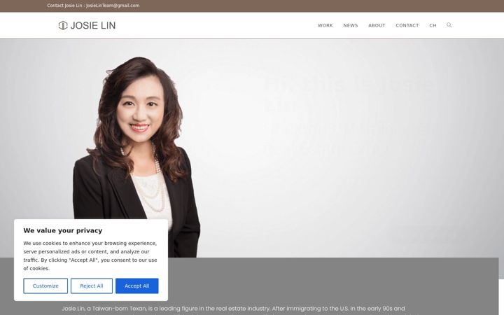 Screenshot of josielin.com
