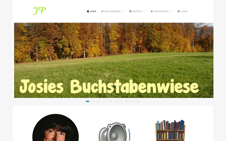 Screenshot of josies-buchstabenwiese.de