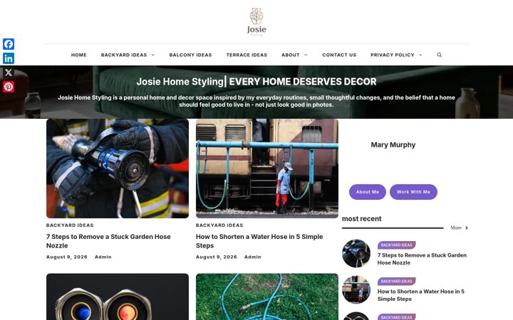 Screenshot of josiestyling.com