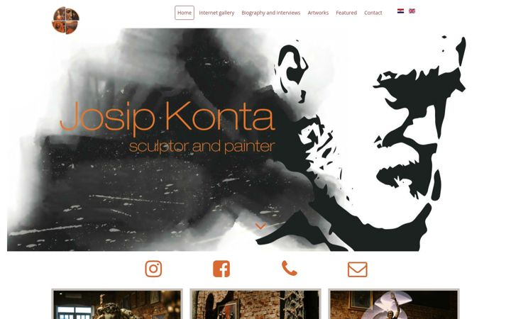 Screenshot of josipkontaart.com