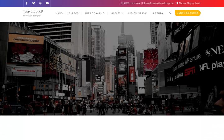Screenshot of josivaldoxp.com