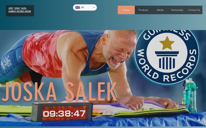 Screenshot of joskasalek.com