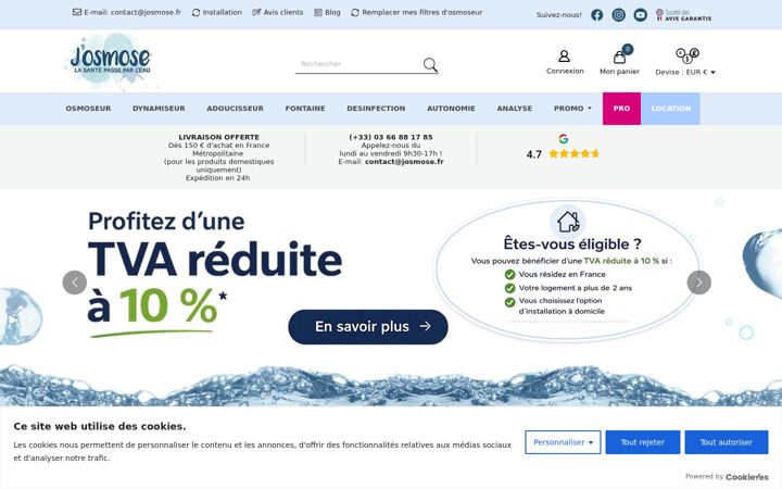 Screenshot of josmose.fr