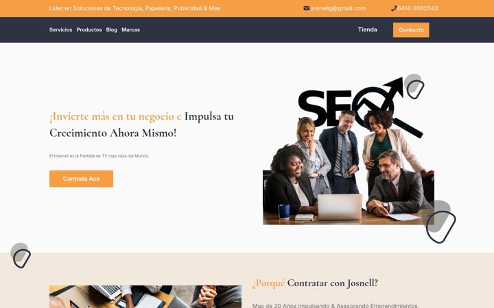 Screenshot of josnellcaracas.com