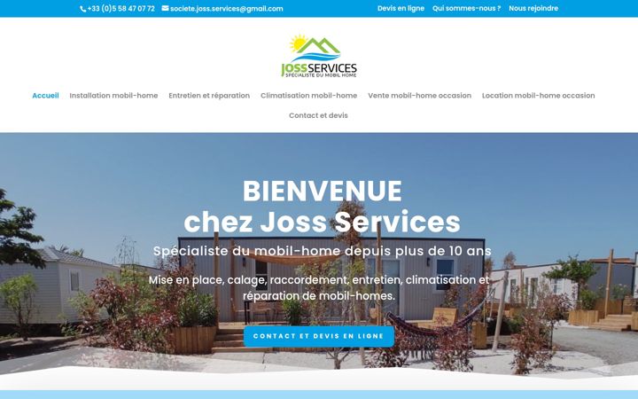 Screenshot of joss-services.fr