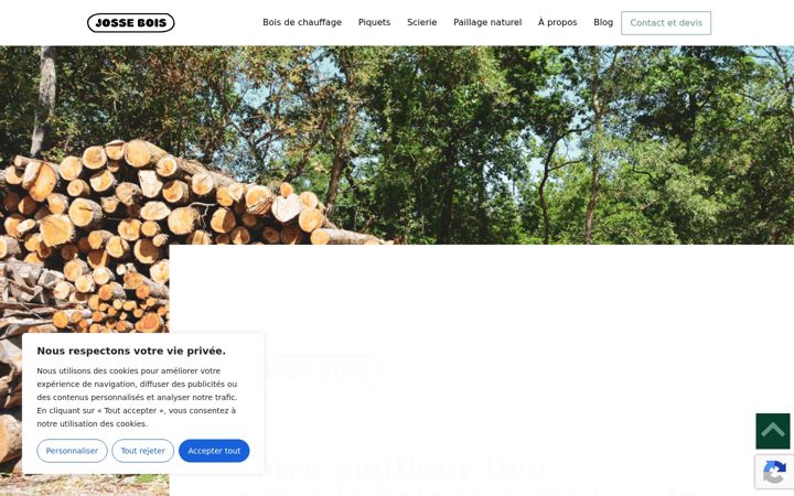 Screenshot of josse-bois.fr