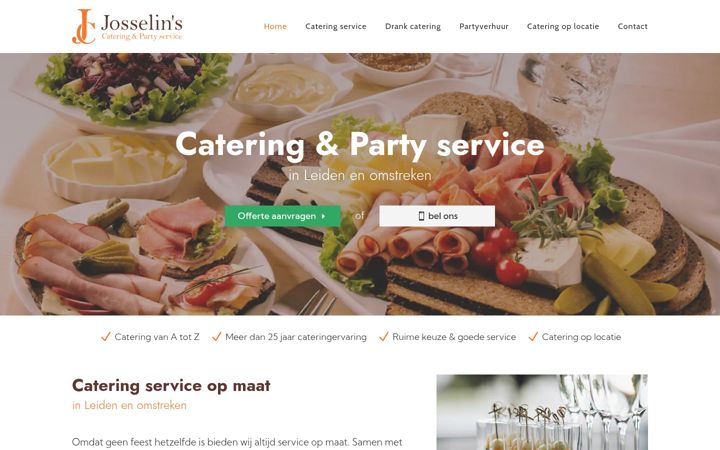 Képernyőkép: josselinscatering.nl