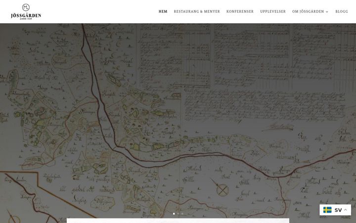 Screenshot of jossgarden.se