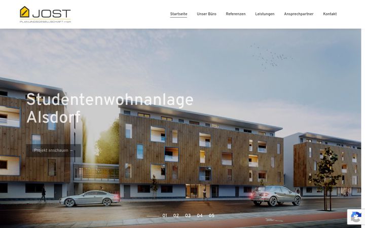 Screenshot of jost-planung.de