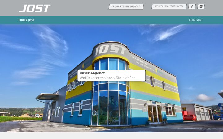 Screenshot of jost.co.at