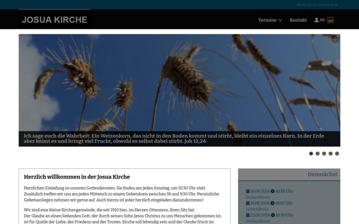 Screenshot of josua-gemeinde.de