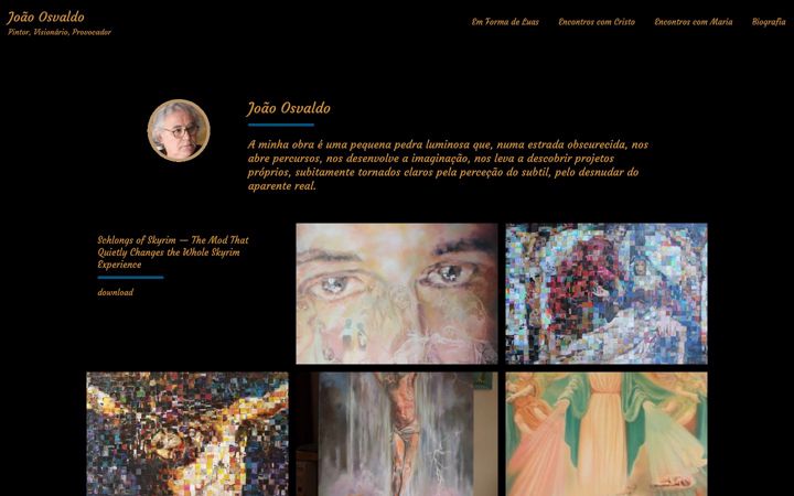 Screenshot of josvaldor.com
