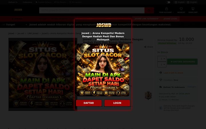 Screenshot of joswd.co