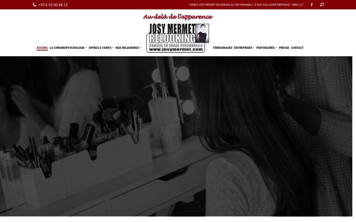 Screenshot of josymermet.com