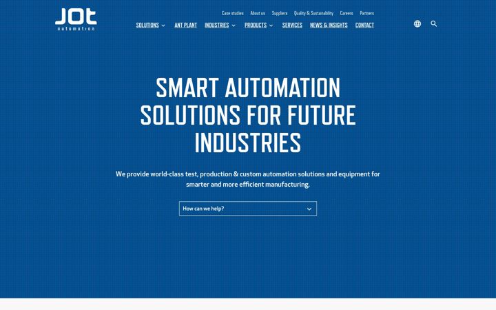Screenshot of jotautomation.com