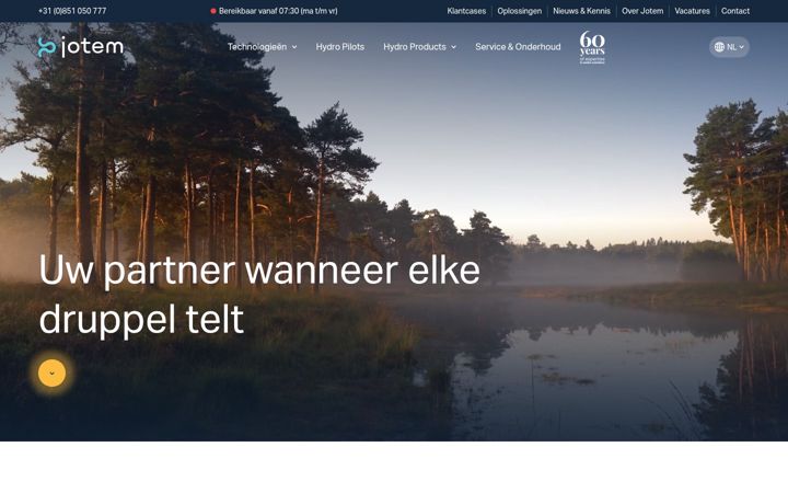 Screenshot of jotem.nl