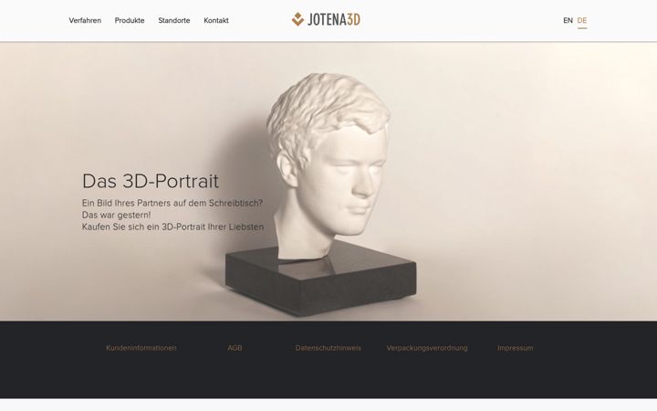 Screenshot of jotena3d.de
