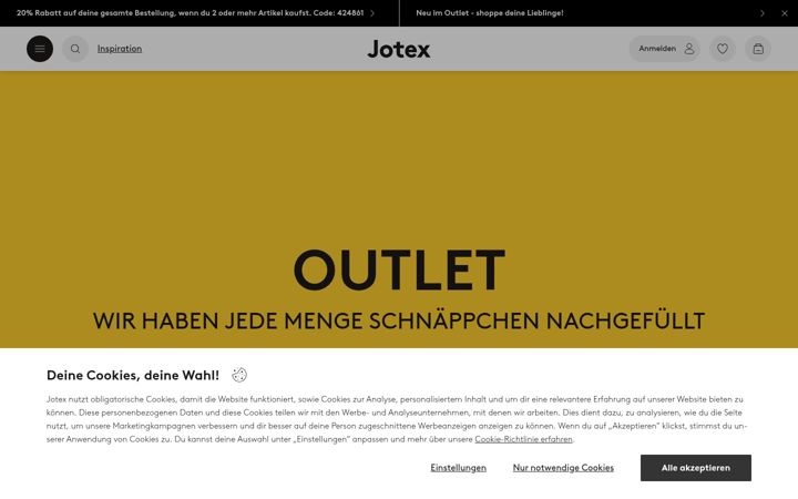 Screenshot of jotex.de