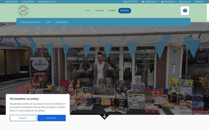 Screenshot of jotoys.nl