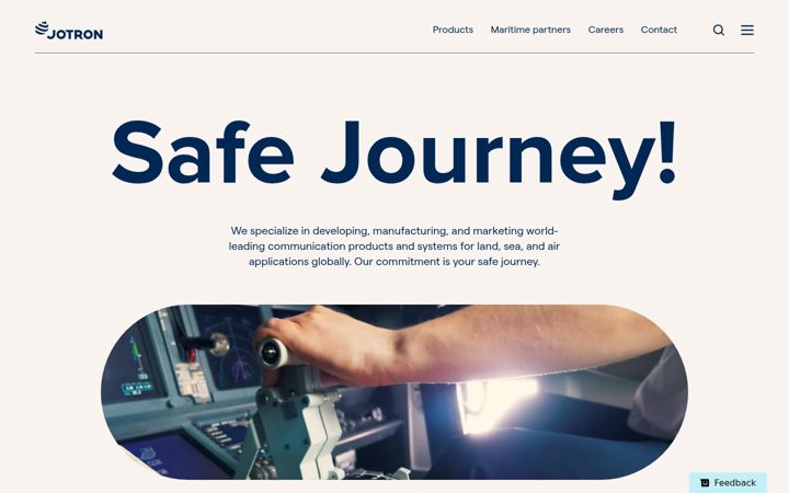 Screenshot of jotron.com