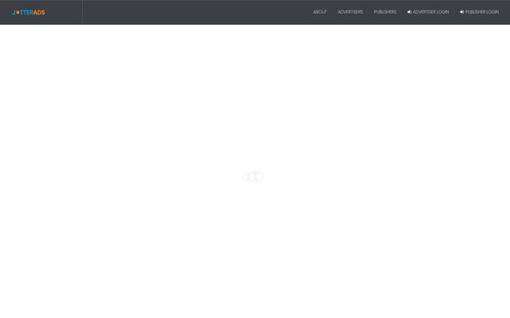 Screenshot of jotterads.com