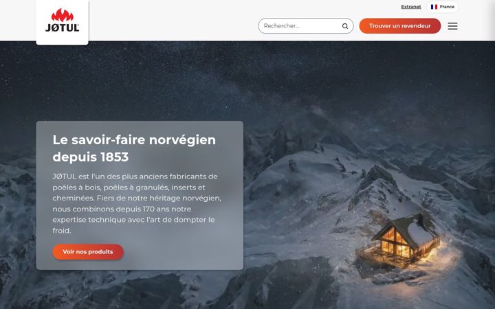Screenshot of jotul.fr