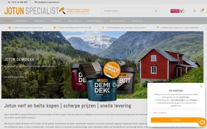 Screenshot of jotun-specialist.nl