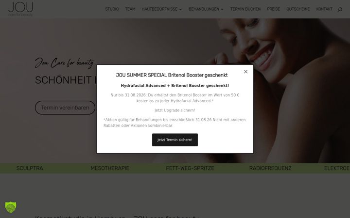 Screenshot of jou-care.de