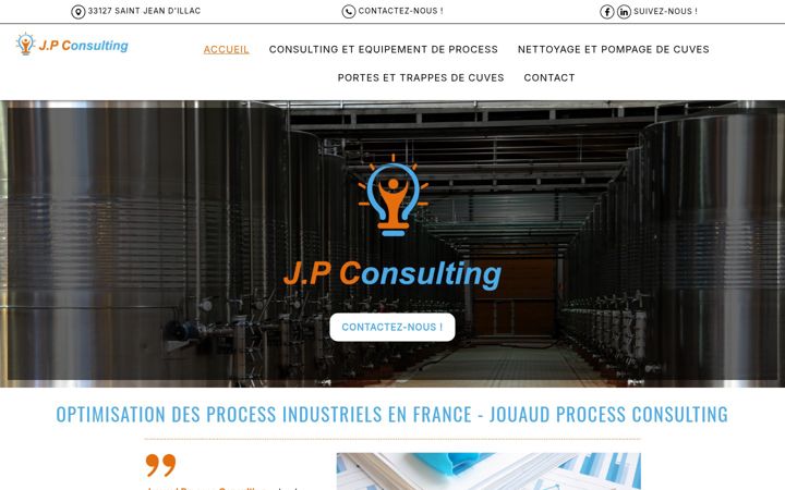 Screenshot of jouaudprocessconsulting.fr