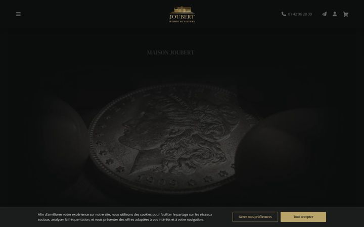 Screenshot of joubert-change.fr