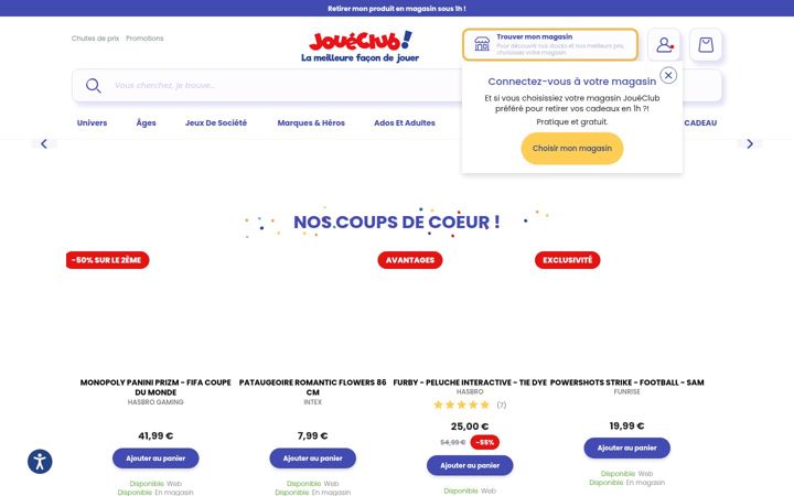 Screenshot of joueclub.fr