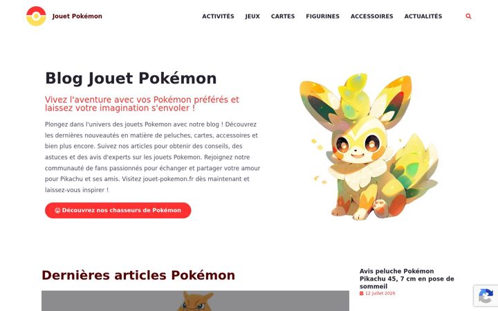 Ekrano kopija jouet-pokemon.com