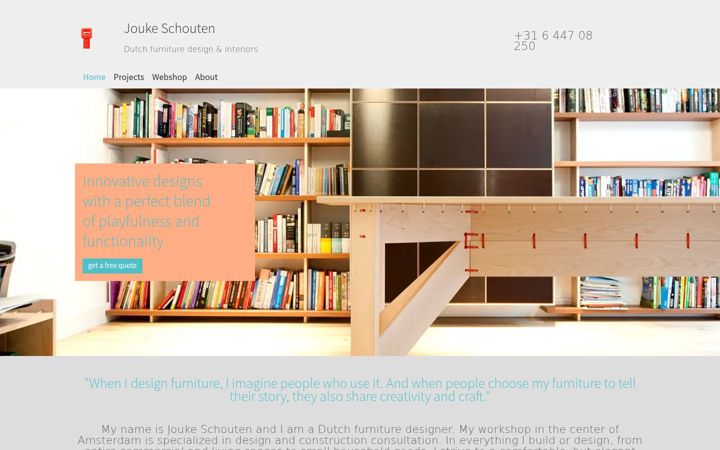 Screenshot of joukeschouten.nl