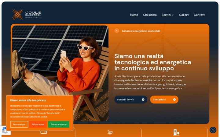 Screenshot of joulelectron.com