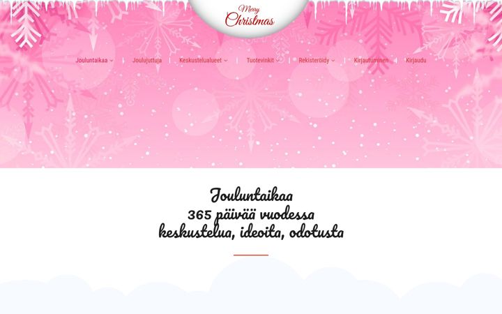 Screenshot of jouluntaikaa.com