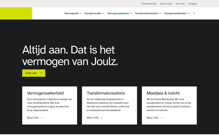 Screenshot of joulz.nl