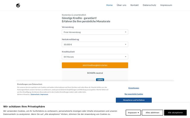 Screenshot of jouniq.de
