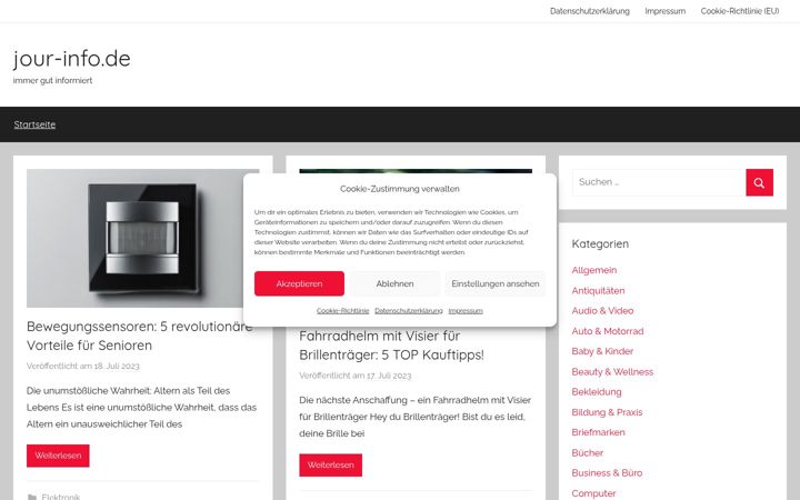 Screenshot of jour-info.de