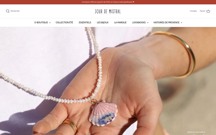 Screenshot of jourdemistral.com