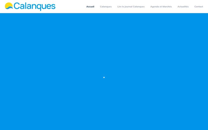 Screenshot of journal-calanques.fr