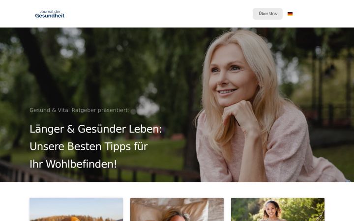Screenshot of journal-der-gesundheit.com