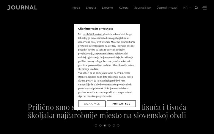 Screenshot of journal.hr