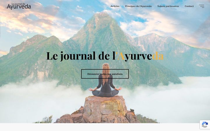 Screenshot of journalayurveda.fr