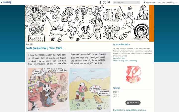 Screenshot of journaldebaliro.fr
