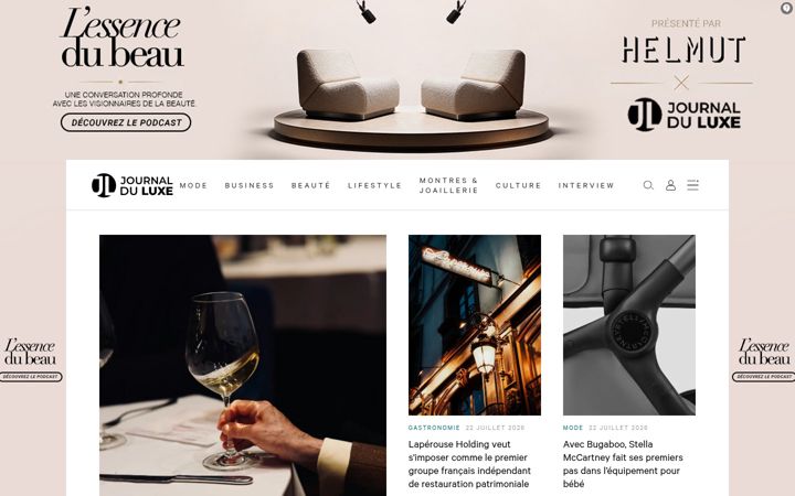 Screenshot of journalduluxe.fr