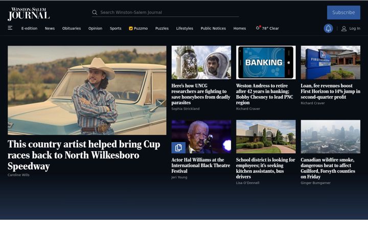 Screenshot stránky journalnow.com